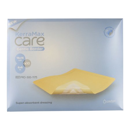 KerraFoam Gentle Border - Silicone Foam Dressing 6 X 6 Inch Square Silicone Adhesive with Border Sterile - 3M Systagenix/Kci - CWL1132