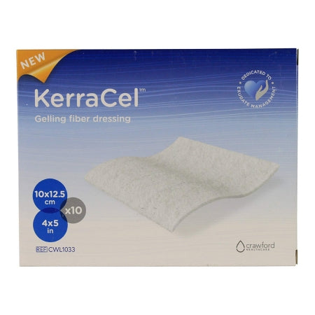 KerraCel - Gelling Fiber Dressing Carboxymethyl Celluose 4 X 5 Inch - CWL1033