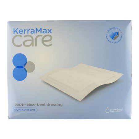 KerraMax Care Gentle Border - Super Absorbent Dressing 6 X 10 Inch Nonwoven Rectangle Sterile - PRD500-1177
