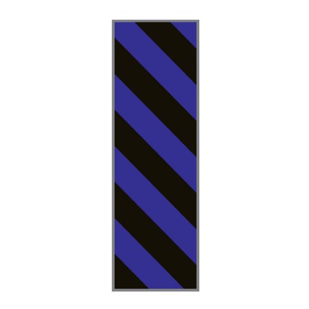 Key Surgical - Blank Instrument Tape Colored Identification Tape Black / Blue Vinyl 1/4 Inch - T-320-0906