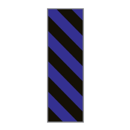 Key Surgical - Blank Instrument Tape Colored Identification Tape Black / Blue Vinyl 1/4 Inch - T-320-0906
