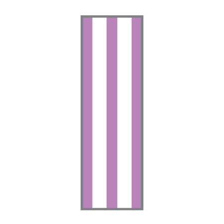 Key Surgical - Blank Label Tape Instructional Label Lavender / White Vinyl 1/4 Inch - T-310-0115