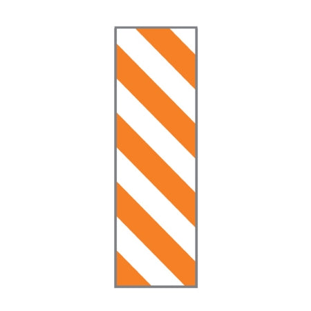 Key Surgical - Blank Instrument Tape Colored Identification Tape Orange / White Vinly 1/4 Inch - T-320-0107