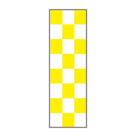 Key Surgical - Blank Label Tape Instructional Label White / Yellow Vinyl 1/4 Inch - T-220-0105