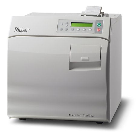 Ritter M9 - Tabletop Autoclave with Printer Steam Automatic Door - M9-042-P