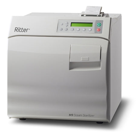 Ritter M9 - Tabletop Autoclave with Printer Steam Automatic Door - Midmark - M9-042-P