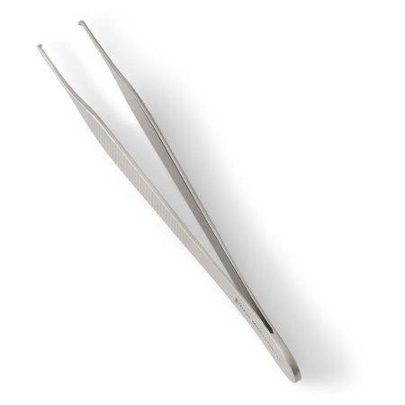 Furst - Tissue Forceps Adson 4-3/4 Inch Length Stainless Steel / Tungsten Carbide NonSterile NonLocking Thumb Handle Straight 1 X 2 Teeth - MDS1018012F