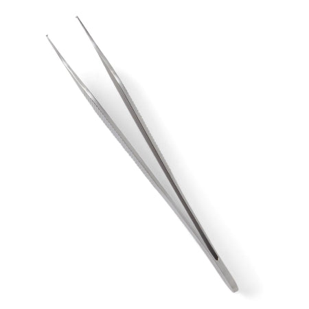 Medline - Micro Tissue Forceps Adson 4-3/4 Inch Length Surgical Grade German Stainless Steel NonSterile NonLocking Thumb Handle Straight 1 X 2 Teeth - MDS1018612