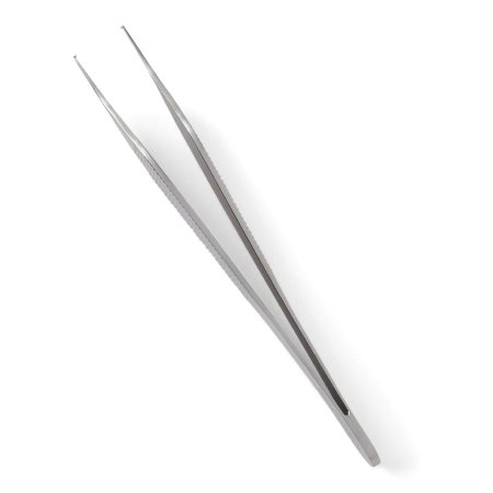 Medline - Micro Tissue Forceps Adson 4-3/4 Inch Length Surgical Grade German Stainless Steel NonSterile NonLocking Thumb Handle Straight 1 X 2 Teeth - MDS1018612