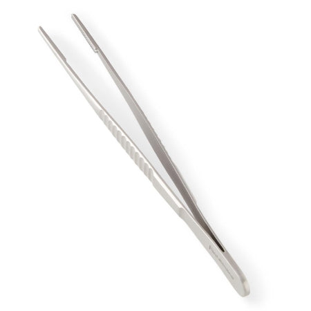 Furst - Vascular Tissue Forceps DeBakey 6-1/4 Inch Length Stainless Steel NonSterile NonLocking Serrated Thumb Handle Straight 2.5 mm Wide Taper Heavy Jaws - MDS1130416F