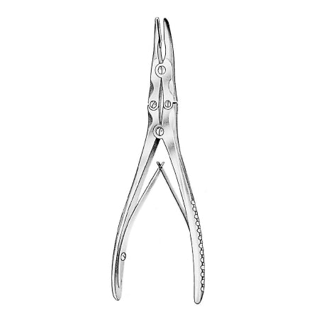 Medline - Bone Rongeur Mayfield Curved Plyer Type Handle with Spring 6-3/4 Inch Length - MDS3216717