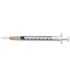 Becton Dickinson PrecisionGlide Insulin Syringe with Needle 1 mL 26 Gauge 1/2 Inch Detachable Needle Without Safety - 329652