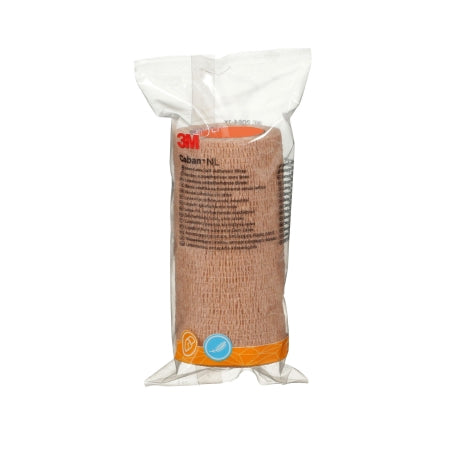 3M Coban NL - Cohesive Bandage 4 Inch X 2 Yard Standard Compression Self-adherent Closure Tan NonSterile - 2084-1X