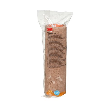 3M Coban NL - Cohesive Bandage 6 Inch X 2 Yard Standard Compression Self-adherent Closure Tan NonSterile - 2086-1X