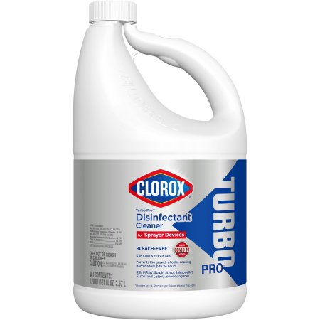 Clorox Turbo Pro - Surface Disinfectant Cleaner Alcohol Based Manual Pour Liquid 121 oz. Jug Scented NonSterile - 60091
