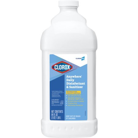 Clorox Anywhere - Surface Disinfectant / Sanitizer Acid Based Manual Pour Liquid 64 oz. Bottle Scented NonSterile - 60112