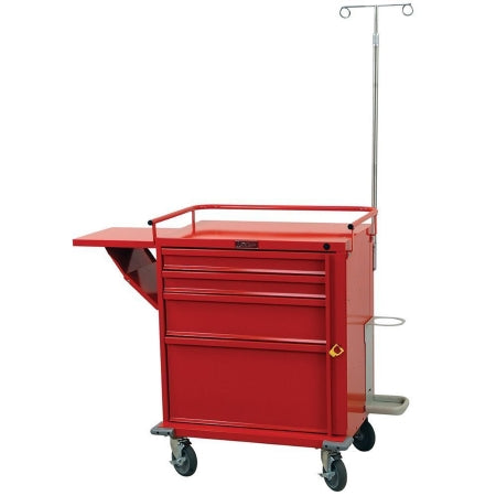 Harloff - Emergency Cart Steel 36-1/4 X 33-1/4 X 22 Inches Light Blue 2 Drawers 3 Inches, 1 Drawer 6 Inches, and 1 Drawer 12 Inches - V24-4EMG