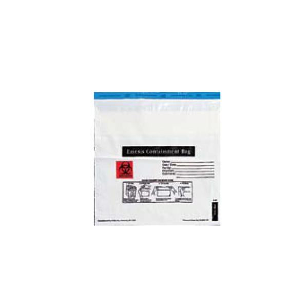 MiniGrip, Bag Emesis 10X10" Flaps/Adhesive Closure Plastic Black/Clear Symbol Ns 1000/Ca - UFEMB1010