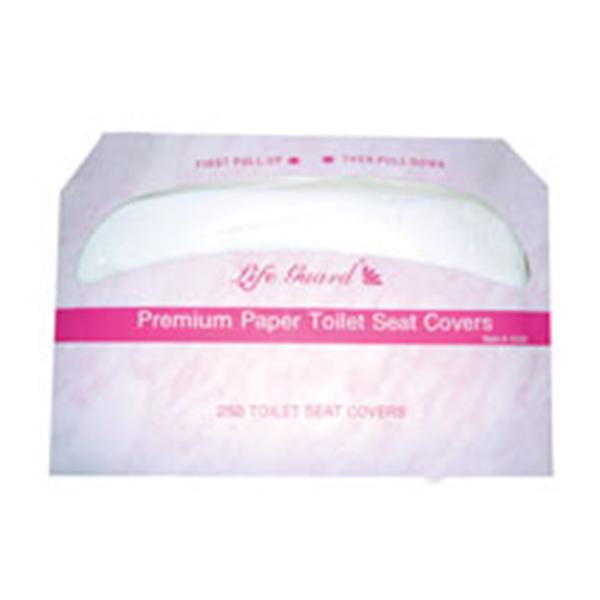 Lifeguard Medical Cover Toilet Seat White 250/Pk, 20 Pk/Ca - 4500