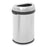 simplehuman - Trash Can 16 gal. Half Round Silver Stainless Steel Open Top - Uline - H-4454