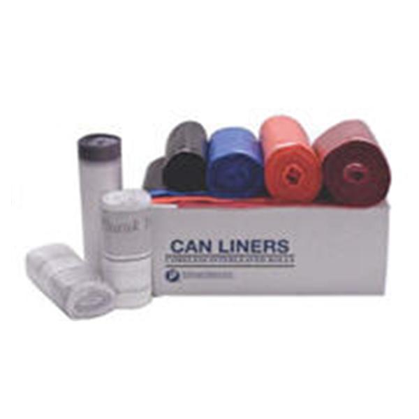 Inteplast Bag Trash 60Gal Ldpe 1-4/10Mm X-Heavy-Duty Strsl 20/Rl 5Rl 43X47" Black 20X5/Ca - WSLW4347SHK