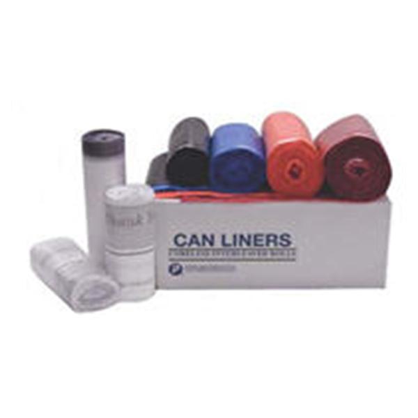 Inteplast Bag Trash 10Gal Ldpe 0.35Mm Star Seal 50/Roll 20 Rolls 24X24" Black 50X20/Case - WSL2424LTK
