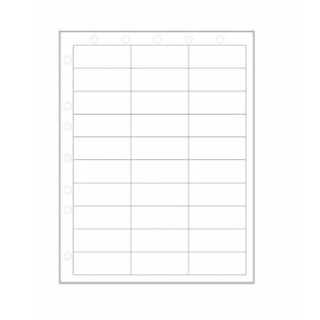 pdc - Blank Label Thermal Label White Paper 2-1/2 Inch - TM-ADMIT-02