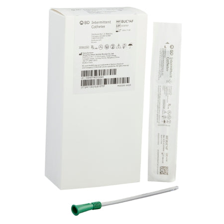 Bard - Urethral Catheter Straight Tip Uncoated 14 Fr. 6 Inch - BUC14F