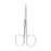 BR Surgical, Scissors Iris 4-1/2" Sharp/Sharp Serrated Curved Stnls Stl/Crmc Ct Ea - BR08-34112CC