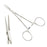 Euro-Med - Mosquito Forceps Halsted 5 Inch Length Surgical Grade Stainless Steel NonSterile Ratchet Lock Finger Ring Handle Straight Narrow Serrated Jaws - Cooper Surgical - 61902