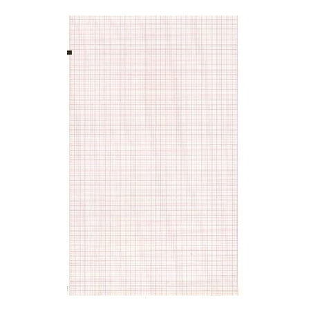 Print Media - Diagnostic Recording Paper Chart Paper 210mm X 280mm Fan Fold Red Grid - 2234651