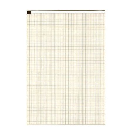 Print Media - Diagnostic Recording Paper Chart Paper 140mm X 210mm Fan Fold Red Grid - 7314825