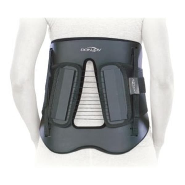 DJO Brace Chairback Adult Standard Back Black Size Large Ea - 11-1563-4