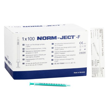 Norm-Ject - Specialty Syringe 1 mL Individual Pack Luer Slip Tip Without Safety - NJ-9166017-02