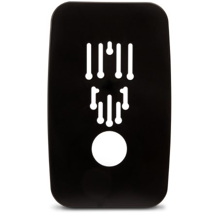 TRUE FIT - Wall Plate And MESSENGER Dispenser Station Graphite - Gojo - 2181-GPH-18