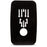 TRUE FIT - Wall Plate And MESSENGER Dispenser Station Graphite - Gojo - 2181-GPH-18