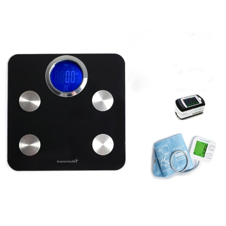 Remetrichealth - Patient Monitor Vital Signs Monitoring Type NIBP, Pulse Oximeter, Scale AV Adapter - 10000265