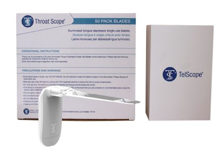 Throat Scope - Telescope Starter Pack with Depressors Single Use - HH-TELSYSB