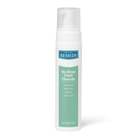 Remedy - Rinse-Free Cleanser Foaming 8 oz. Pump Bottle Unscented - MSC09108