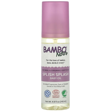 Bambo Nature Splish Splash - Bath Oil 4.9 oz. Bottle Unscented Oil - 150254