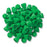 Market Lab - Tube Closure Polyethylene Plug Cap Green For use with Test Tubes, Centrifuge Tubes and Specialty Tubes NonSterile - 0539-GN