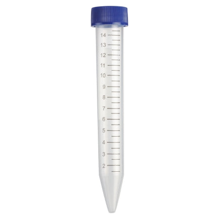 Heathrow Scientific - Centrifuge Tube Conical Bottom Plain 17 X 120 mm 15 mL Without Color Coding Screw Cap Polypropylene Tube - HS4426B