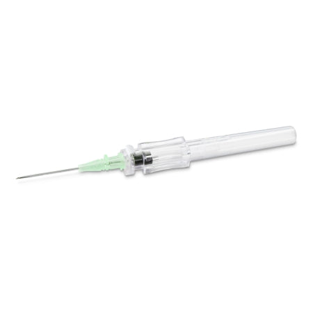 TrueSafe Comfort - Peripheral IV Catheter 18 Gauge 1.88 Inch Button Retracting Safety Needle - MS-84318