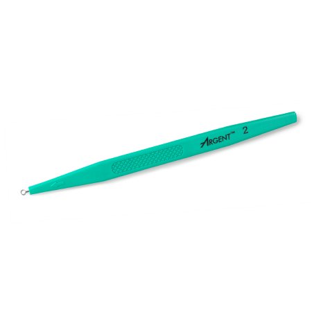 McKesson - Dermal Curette 5-1/2 Inch Length Flat Textured Handle 2 mm Tip Semi-Sharp Loop Tip - 16-DC2