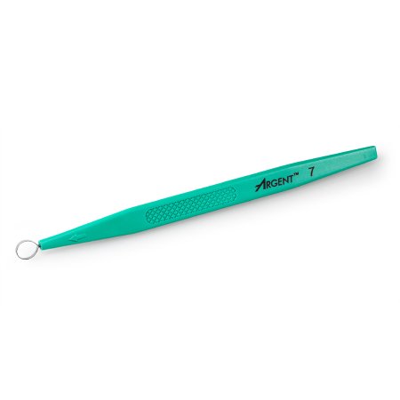 McKesson - Dermal Curette 5-1/2 Inch Length Flat Textured Handle 7 mm Tip Semi-Sharp Loop Tip - 16-DC7