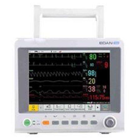 Edan iM60 - Patient Monitor with CO2 Gas and Monitor Vitals Type G2, 3/5 Lead ECG, NIBP, Pulse Rate, SpO2, Temperature AC Power / Battery Operated - MDPRO4500-G2.P