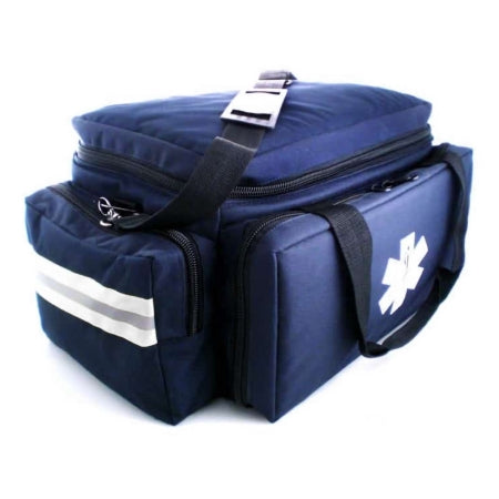 Medsource International - Trauma Bag Navy Blue Water Resistant Fabric 10-1/2 X 12 X 20 Inch - MS-B3321