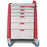 Avalo Series - Procedure Cart Steel Frame - AM-EM-STD-RED