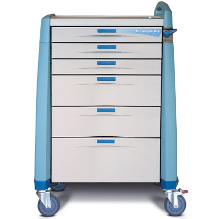 Avalo Series - Procedure Cart Steel Frame - AM-EM-STD-BLUE