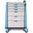 Avalo Series - Procedure Cart Steel Frame - AM-EM-STD-BLUE